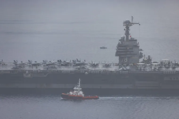 Najveći američki nosač zrakoplova stigao u Split: Pogledajte kako izgleda grdosija