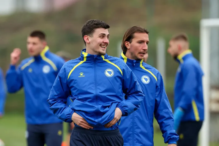 Biv&scaron;i dinamovac plijenio pažnju na treningu Bosne i Hercegovine