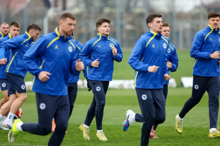 Biv&scaron;i dinamovac plijenio pažnju na treningu Bosne i Hercegovine