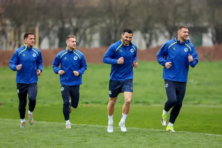 Biv&scaron;i dinamovac plijenio pažnju na treningu Bosne i Hercegovine
