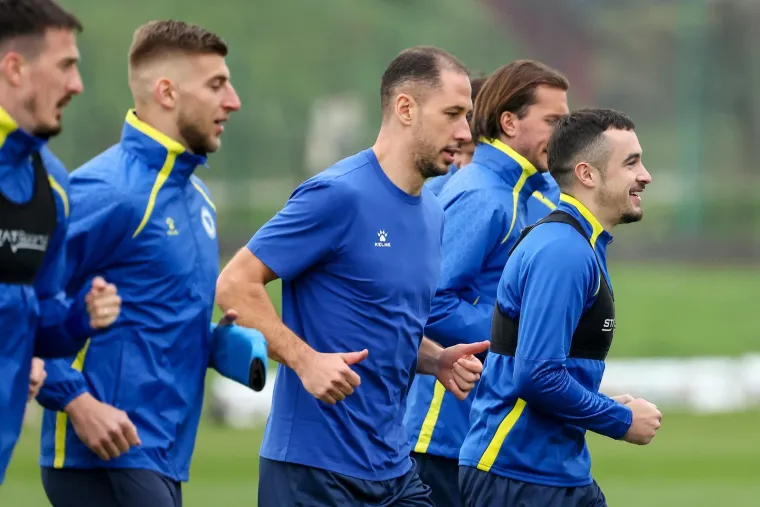 Biv&scaron;i dinamovac plijenio pažnju na treningu Bosne i Hercegovine