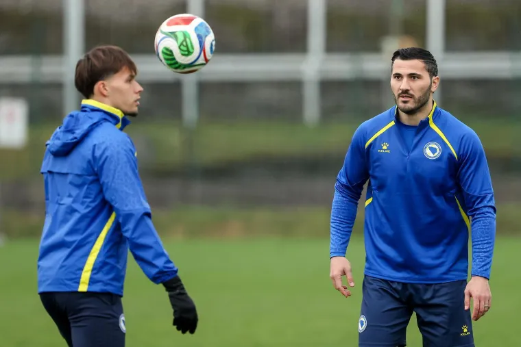 Biv&scaron;i dinamovac plijenio pažnju na treningu Bosne i Hercegovine