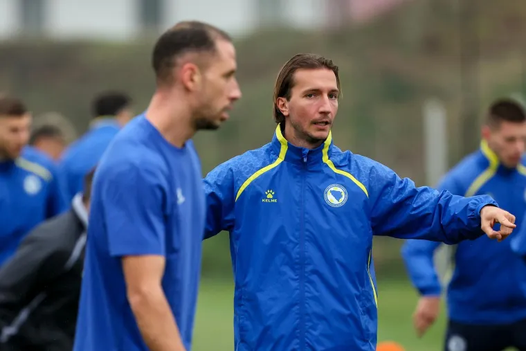 Biv&scaron;i dinamovac plijenio pažnju na treningu Bosne i Hercegovine