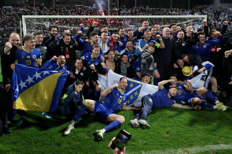 Pogledajte lica Talijana u Zenici nakon dramatičnog raspleta i kako je Džeko izgledao