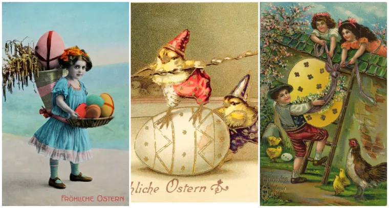 Sjećate li se starih uskrsnih razglednica? Ove su iz doba na&scaron;ih pradjedova, evo kako su izgledale