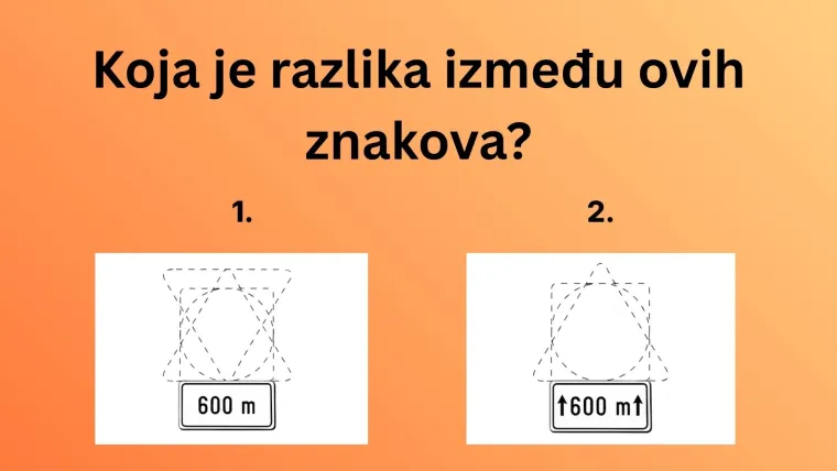 Mnogi vozači ne znaju razliku među ovim prometnim znakovima: Dokaži da nisi jedan od njih