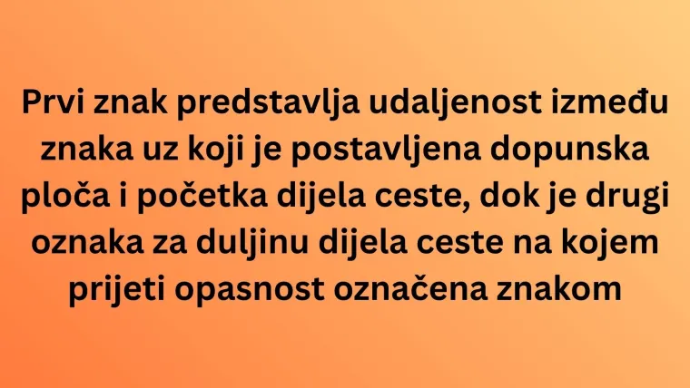 Mnogi vozači ne znaju razliku među ovim prometnim znakovima: Dokaži da nisi jedan od njih