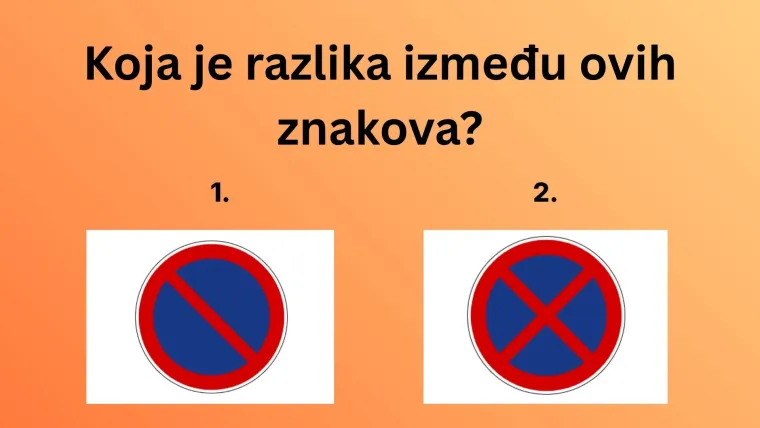 Mnogi vozači ne znaju razliku među ovim prometnim znakovima: Dokaži da nisi jedan od njih