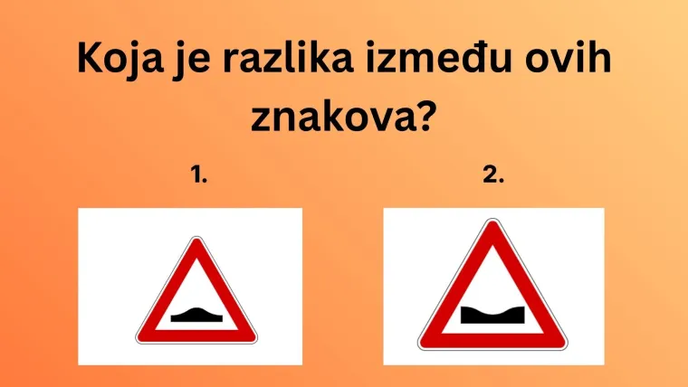 Mnogi vozači ne znaju razliku među ovim prometnim znakovima: Dokaži da nisi jedan od njih