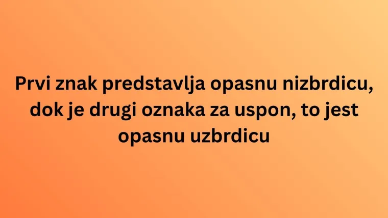 Mnogi vozači ne znaju razliku među ovim prometnim znakovima: Dokaži da nisi jedan od njih