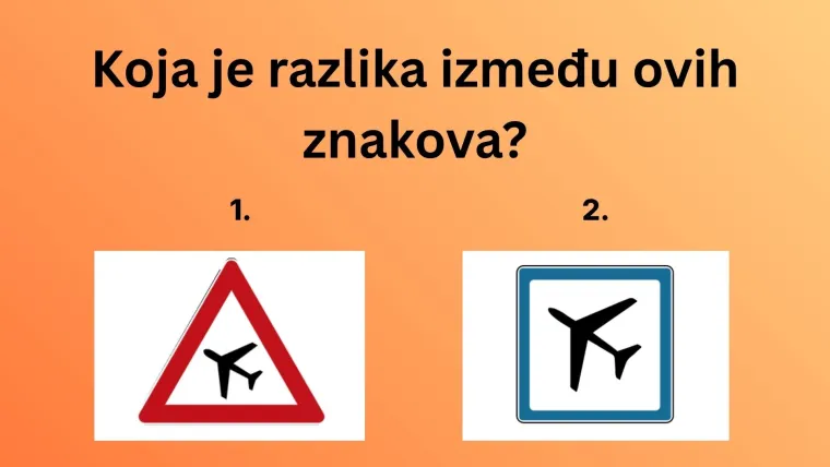 Mnogi vozači ne znaju razliku među ovim prometnim znakovima: Dokaži da nisi jedan od njih