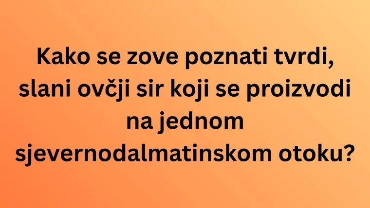 Dokaži da poznaje&scaron; sve regije Hrvatske i njihove znamenitosti, ali pazi jer su pitanja zahtjevna