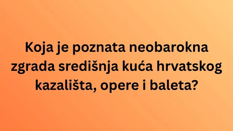 Svaki stanovnik Zagreba trebao bi znati ove osnovne činjenice, nemoj razočarati