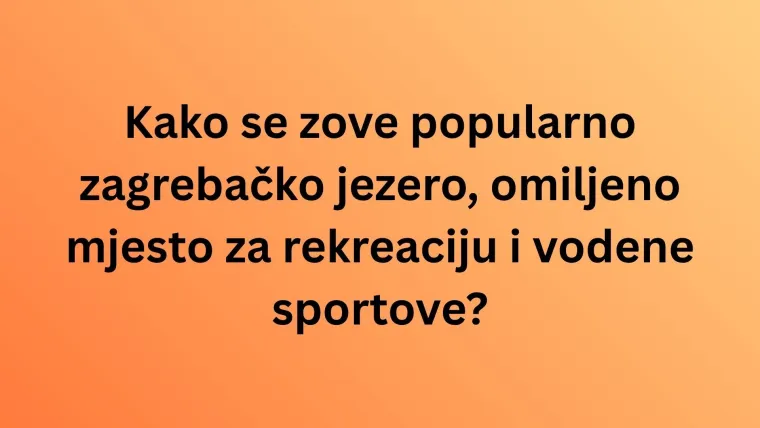 Svaki stanovnik Zagreba trebao bi znati ove osnovne činjenice, nemoj razočarati