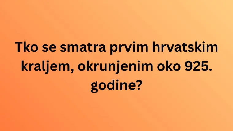 Ove poznate osobe obilježile su hrvatsku povijest, dokaži svima da zna&scaron; pone&scaron;to o njima