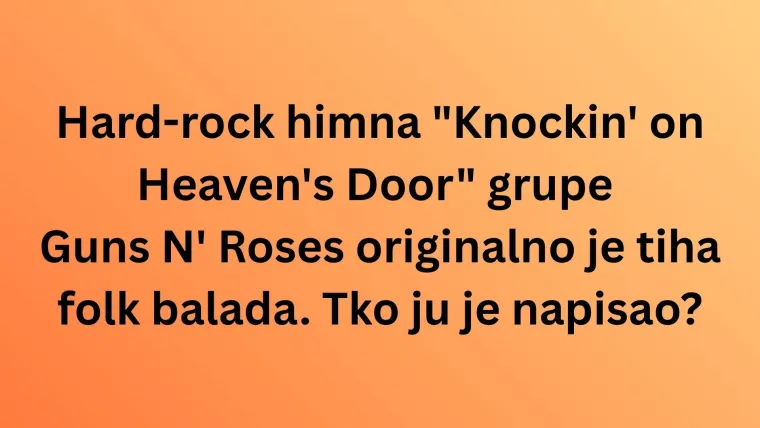 Zna&scaron; li tko su originalni autori svjetski poznatih obrada? Neki bi te odgovori mogli iznenaditi