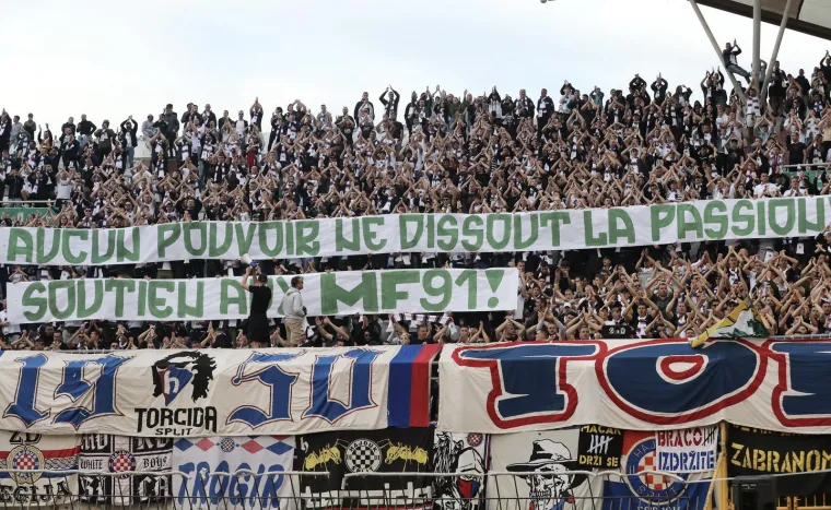 Torcida u manjem broju nego smo navikli, ali poslali su poruku koja se čuje do Francuske