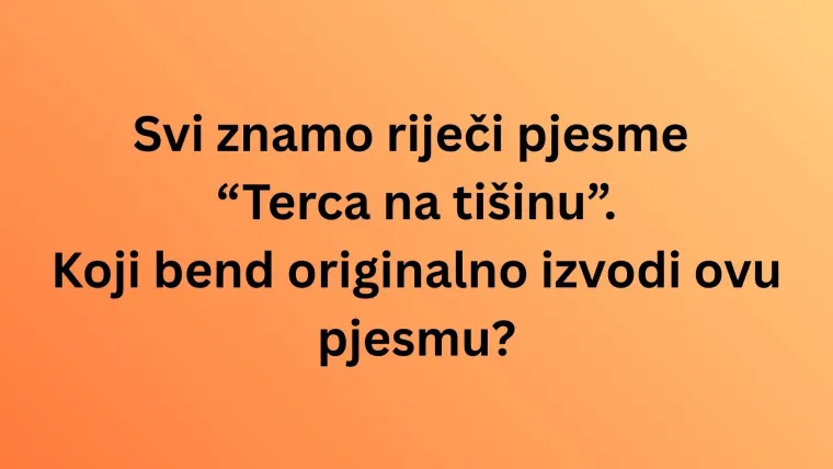 Jakov Jozinović rado izvodi ove hitove, da vidimo znate li kome zapravo pripadaju