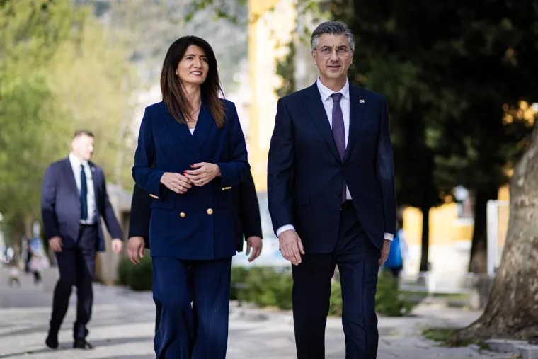 Smeđokosa dama sastala se s Plenkovićem u Mostaru: Uživa njegovo veliko povjerenje