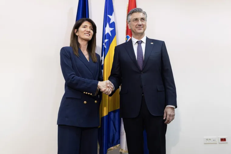 Smeđokosa dama sastala se s Plenkovićem u Mostaru: Uživa njegovo veliko povjerenje