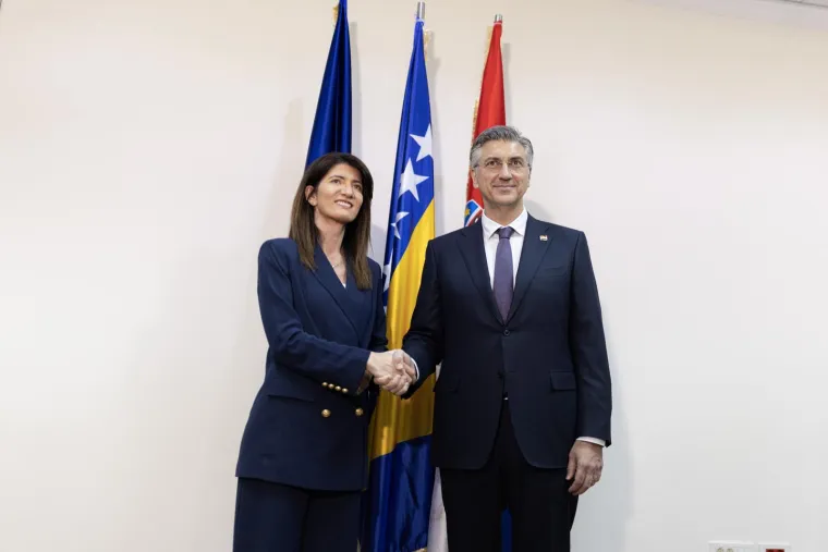 Smeđokosa dama sastala se s Plenkovićem u Mostaru: Uživa njegovo veliko povjerenje