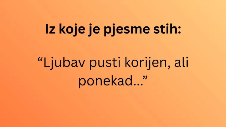 Dokažite da poznajete repertoar Doris Dragović i prepoznajte ove hitove samo po jednom stihu