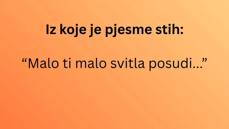 Dokažite da poznajete repertoar Doris Dragović i prepoznajte ove hitove samo po jednom stihu