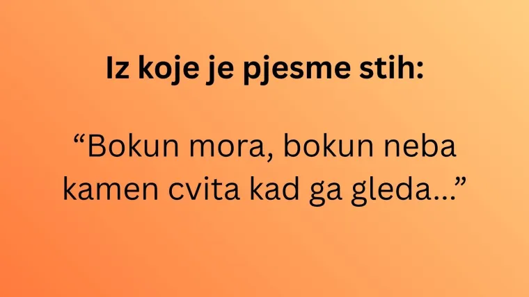Dokažite da poznajete repertoar Doris Dragović i prepoznajte ove hitove samo po jednom stihu