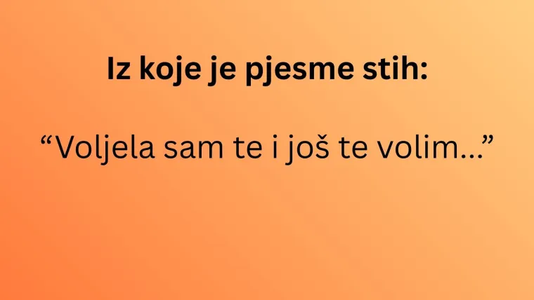Dokažite da poznajete repertoar Doris Dragović i prepoznajte ove hitove samo po jednom stihu