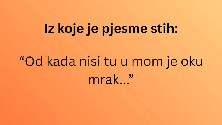 Dokažite da poznajete repertoar Doris Dragović i prepoznajte ove hitove samo po jednom stihu