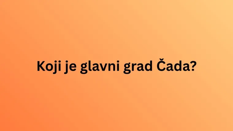 Oku&scaron;aj se na kvizu o glavnim gradovima Afrike, toliko je težak da rijetki imaju sve točne odgovore