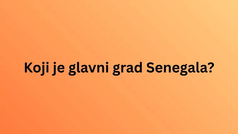 Oku&scaron;aj se na kvizu o glavnim gradovima Afrike, toliko je težak da rijetki imaju sve točne odgovore
