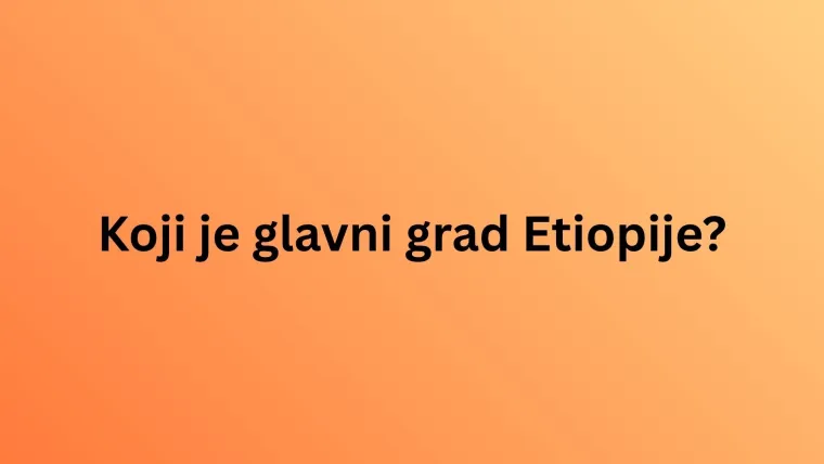 Oku&scaron;aj se na kvizu o glavnim gradovima Afrike, toliko je težak da rijetki imaju sve točne odgovore