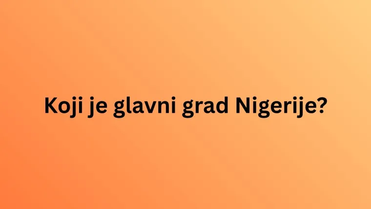Oku&scaron;aj se na kvizu o glavnim gradovima Afrike, toliko je težak da rijetki imaju sve točne odgovore
