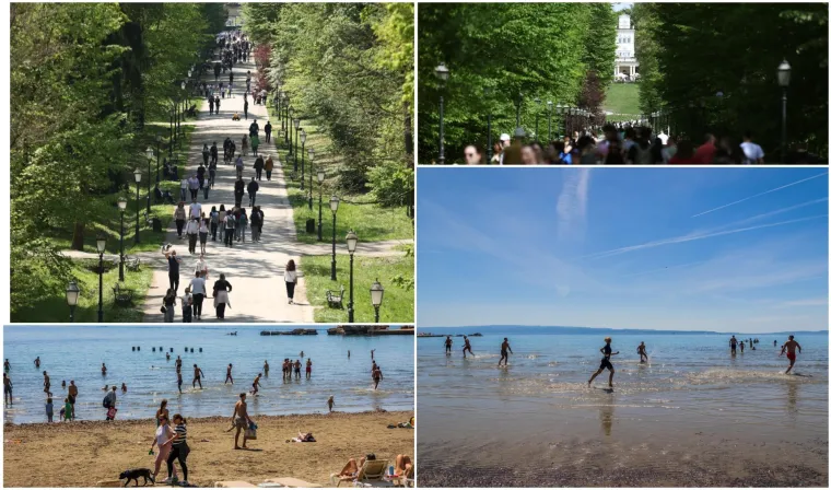 Nedjeljna sunčana idila! Zagrepčani u Maksimiru, Splićani na Bačvicama: Ovo je čista uživancija