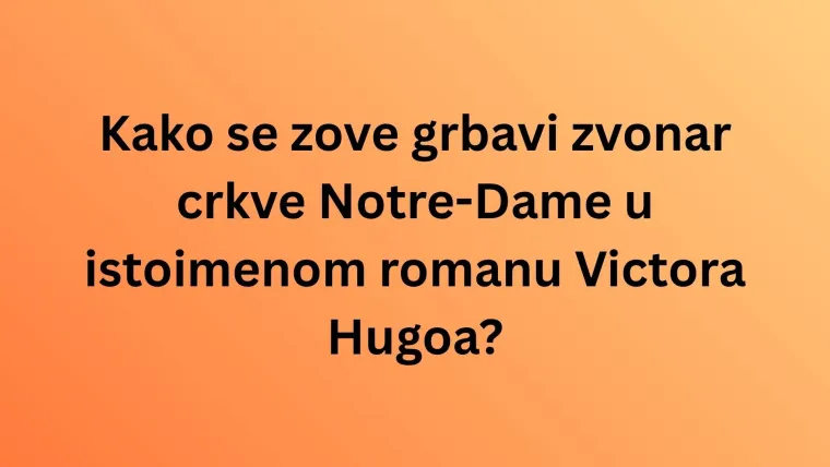 Ako volite književnost, sigurno su vam poznati likovi ovih djela: Nemojte razočarati rezultatom