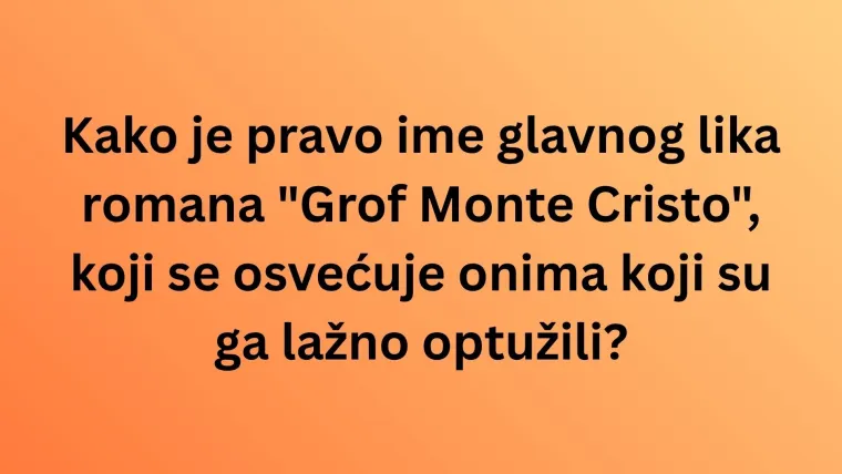 Ako volite književnost, sigurno su vam poznati likovi ovih djela: Nemojte razočarati rezultatom
