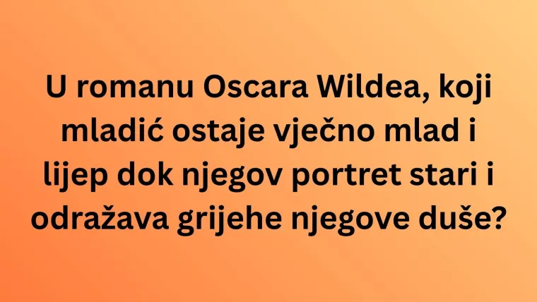 Ako volite književnost, sigurno su vam poznati likovi ovih djela: Nemojte razočarati rezultatom