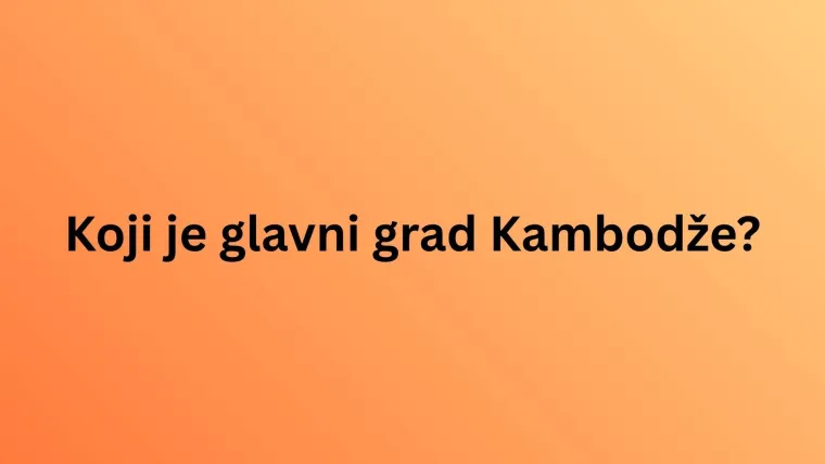 Azija broji 48 zemalja, no rijetki znaju glavne gradove onih odabranih u kvizu: Rije&scaron;i i dokaži se