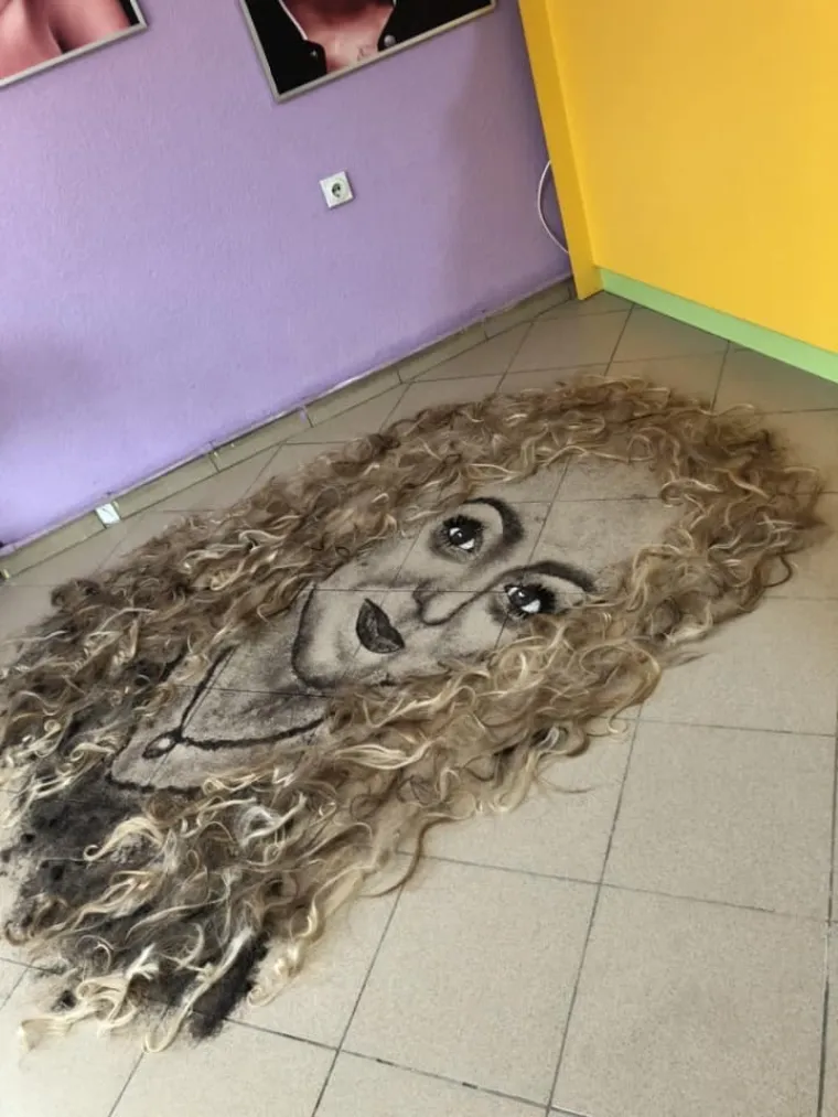 Frizerka Svetlana od o&scaron;i&scaron;ane kose izrađuje portrete slavnih osoba: Rezultati su zbilja čudesni