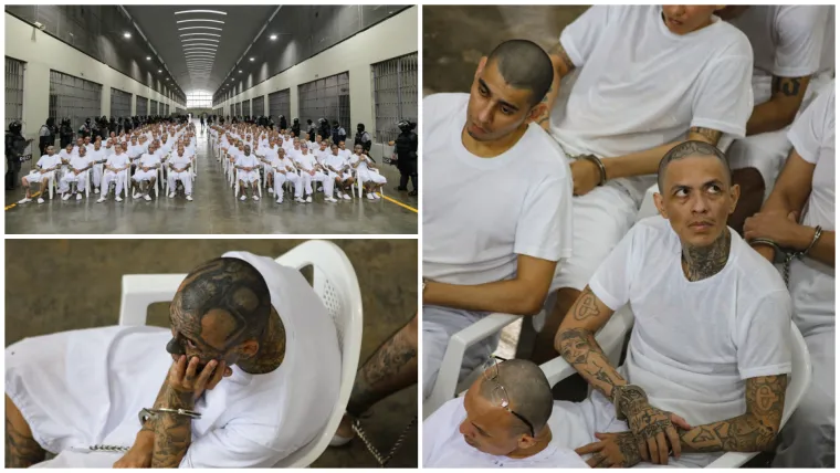 Povijesno masovno suđenje u El Salvadoru: Oslikani od glave do pete tjeraju strah u kosti