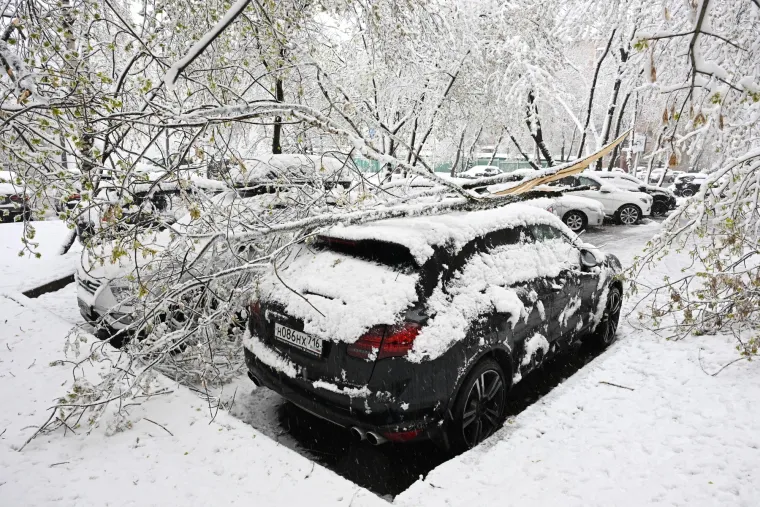 Moskva okovana snijegom: Padala stabla, otkazani letovi, a najgore tek dolazi