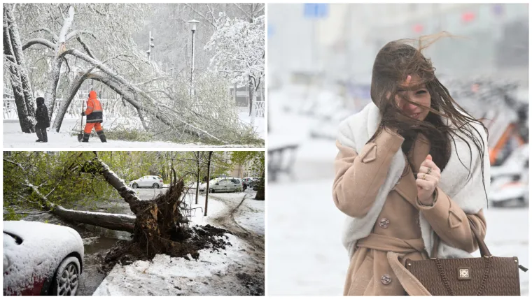 Moskva okovana snijegom: Padala stabla, otkazani letovi, a najgore tek dolazi