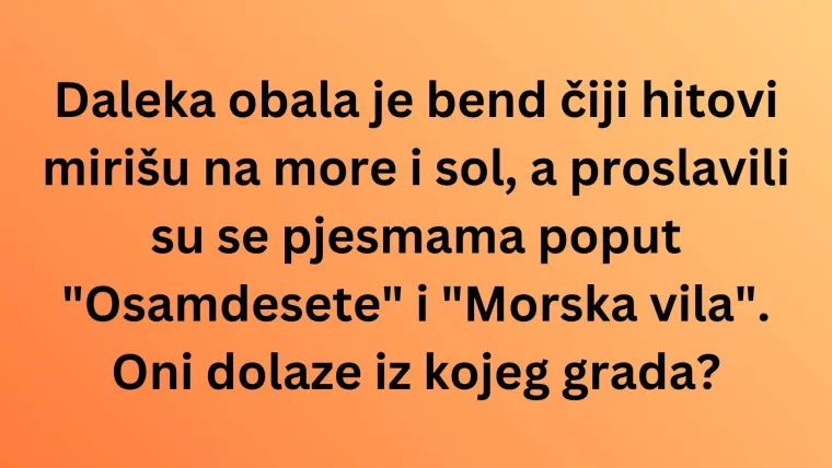 Možda slu&scaron;a&scaron; njihove hitove, no zna&scaron; li gdje su osnovani ovi hrvatski bendovi? Oku&scaron;aj se na kvizu