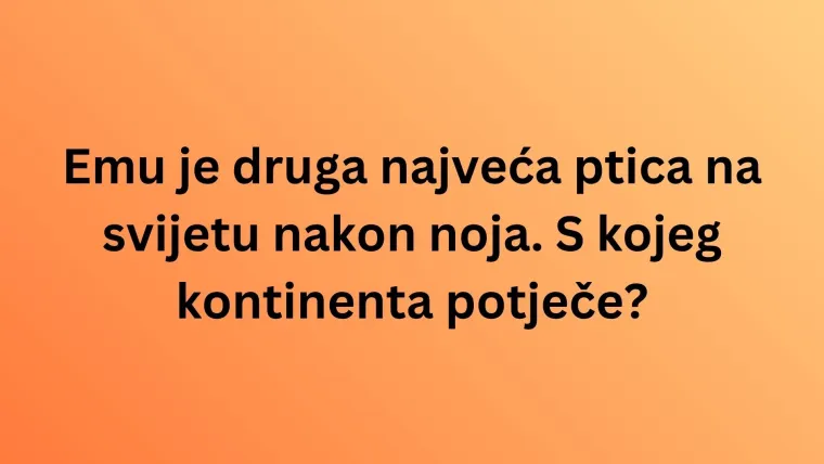 Zna&scaron; li s kojih kontinenata dolaze ove životinjske vrste? Neka pitanja mogla bi vas zbuniti