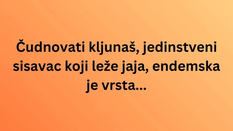 Zna&scaron; li s kojih kontinenata dolaze ove životinjske vrste? Neka pitanja mogla bi vas zbuniti