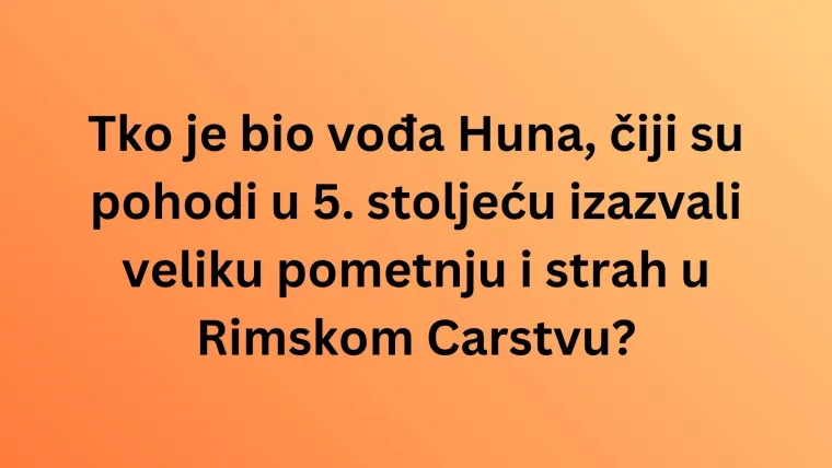 Čak i ako ima&scaron; povijest u malom prstu, osmislili smo kviz koji će te staviti na ku&scaron;nju