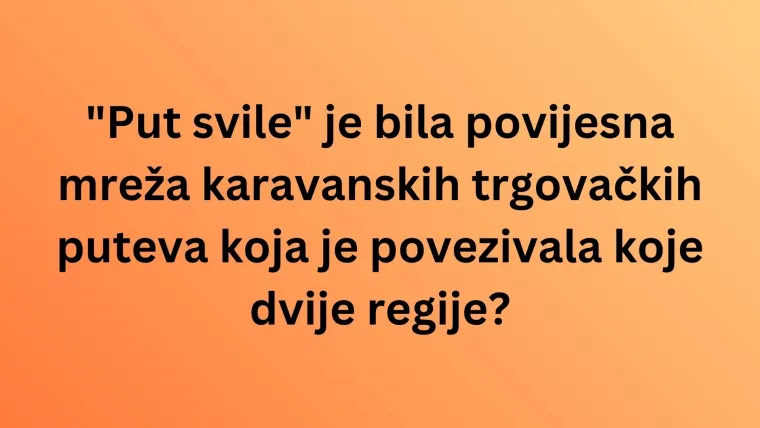 Čak i ako ima&scaron; povijest u malom prstu, osmislili smo kviz koji će te staviti na ku&scaron;nju