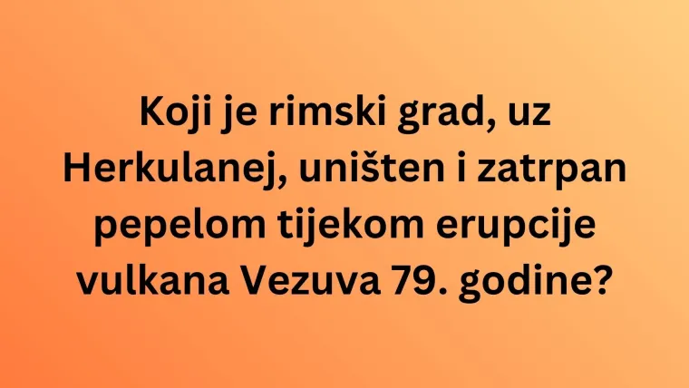 Čak i ako ima&scaron; povijest u malom prstu, osmislili smo kviz koji će te staviti na ku&scaron;nju