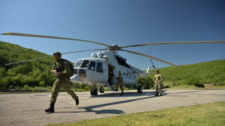 Naoružani do zuba s ratnim bojama na licu ročnici sudjelovali u posebnoj vježbi MORH-a